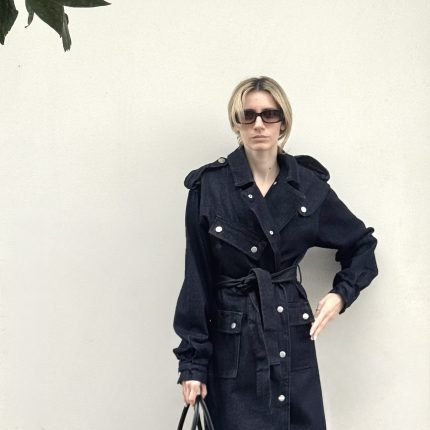 Jean trench coat