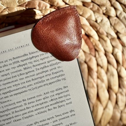 Δερμάτινος Σελιδοδείκτης καρδιά